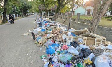Kota Langsa Dikepung Sampah Pasca Banjir, DLHK Terkesan Tutup Mata