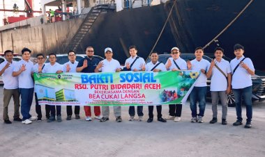 Bea Cukai Langsa Bersama RSU Putri Bidadari Aceh Gelar Bakti Sosial dan Pengobatan Gratis untuk Warga