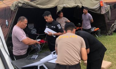Jaringan Internet Polri Hadir di 76 Titik Bencana: Menghubungkan Harapan, Mengobati Rindu