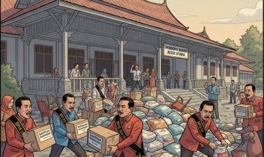 Oknum DPRK Diduga Jarah Bantuan di Pendopo, Distribusi Bencana Aceh Utara Kacau Balau
