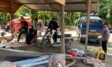 Polres Nagan Raya Relokasi Internet Starlink untuk Warga Terdampak Banjir di Alue Wakie