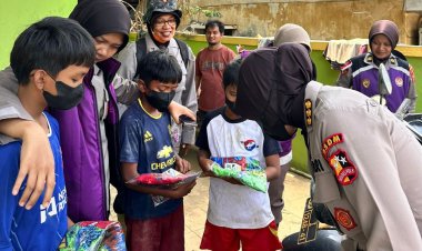 Tim Trauma Healing Polri Beri Dukungan Psikososial bagi Korban Banjir di Aceh Tamiang