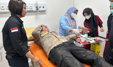 Kapolsek Kemayoran Terluka Saat Bantu Evakuasi Kebakaran di Terra Drone Indonesia
