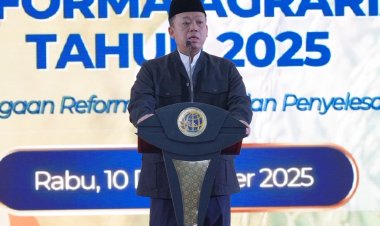 Pesan Menteri Nusron dalam Pembukaan Rakornas Reforma Agraria : Tidak Ada Arahan Khusus,Koordinasikan dengan Baik