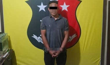 Polsek Buay Bahuga Ringkus Diduga Pelaku Penggelapan Sepeda Motor di Jalan Poros Mesir Ilir