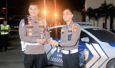 Satlantas Polres Aceh Utara Terima Bantuan Mobil Patroli dari Korlantas Polri untuk Respons Bencana
