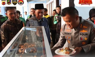 ‎Polres Subang Luncurkan Program Makan Siang Gratis : "Polri Untuk Masyarakat" Dekati Driver Ojol dan Warga Kabupaten Subang