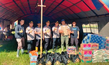 Kapolres Aceh Tengah Salurkan Bantuan Kemanusiaan Kapolri ke Warga Celala dan Posko Pemuda Gayo