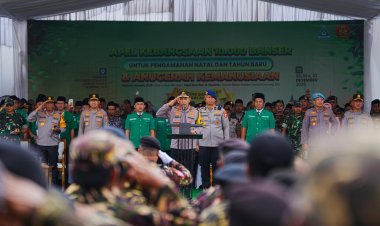 Kapolri Pimpin Apel Kebangsaan Banser, Perkuat Sinergi Pengamanan Natal 2025 dan Tahun Baru 2026