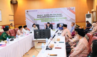 Percepat Sertipikasi Tanah Wakaf di Kalteng, Menteri Nusron: Jangan Sampai Rumah Tuhan Tidak Terurus