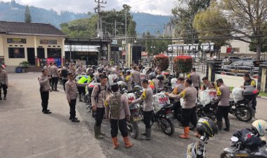 Polres Aceh Tengah Salurkan Bantuan Logistik ke Tiga Kecamatan Terdampak Bencana