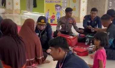 Polri Gelar Bakti Kesehatan di Sumbar untuk 222 Orang
