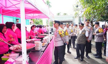 Wakapolri Tinjau Dapur Umum Bhayangkari dan Resmikan Sumur Bor di Huntara Asam Pulau
