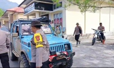 Polres Bener Meriah dan Brimob Pasang Tali Sling, Akses Warga Tiga Desa Kembali Terhubung
