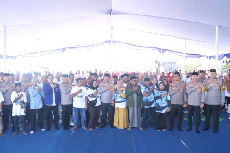 Polairud Polda Metro Jaya Gelar Doa Bersama untuk Korban Bencana Aceh, Sumut dan Sumbar