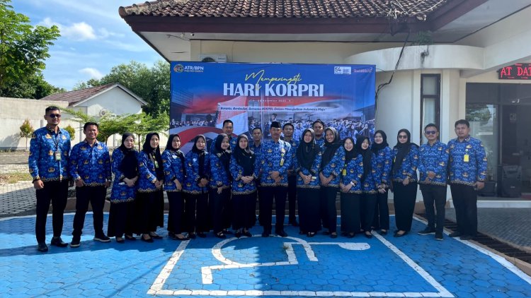 Kantah Kabupaten Tulang Bawang Gelar Upacara HUT KORPRI Tahun 2025
