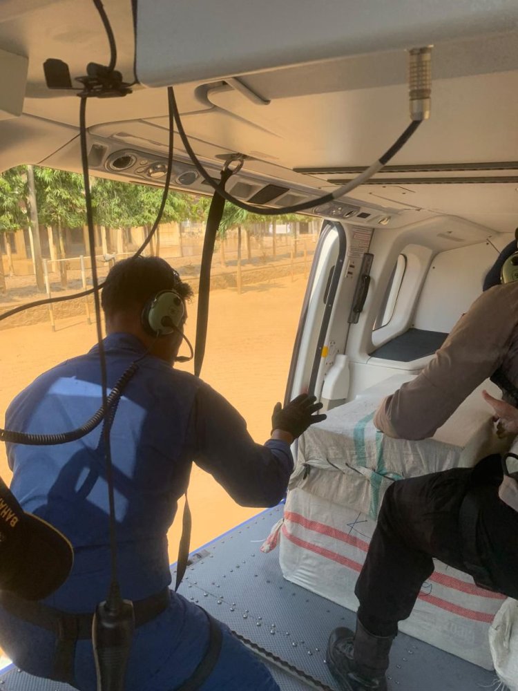 Kapolri Salurkan Bantuan Kemanusiaan ke Aceh Tamiang Melalui Airdrop Akibat Lokasi Masih Terisolir