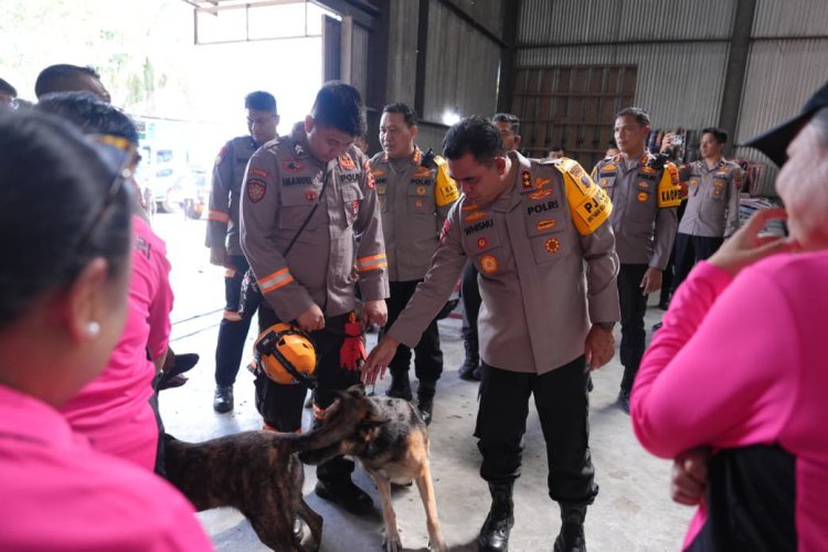 Polda Sumut Kerahkan Unit K9 untuk Percepat Pencarian Korban Banjir Bandang dan Longsor di Tapteng–Sibolga
