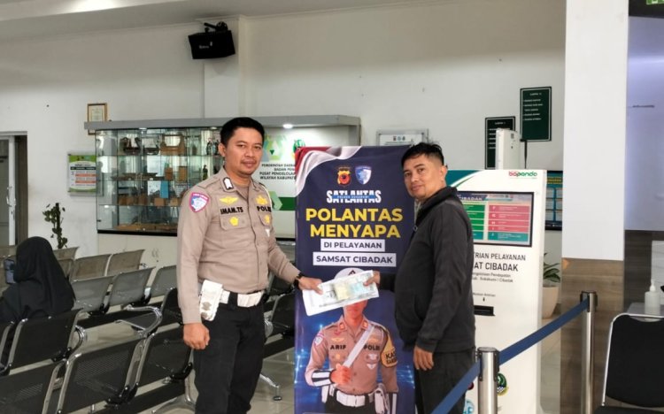 Polantas Menyapa : Samsat Cibadak Terapkan 5S untuk Pelayanan Prima Masyarakat