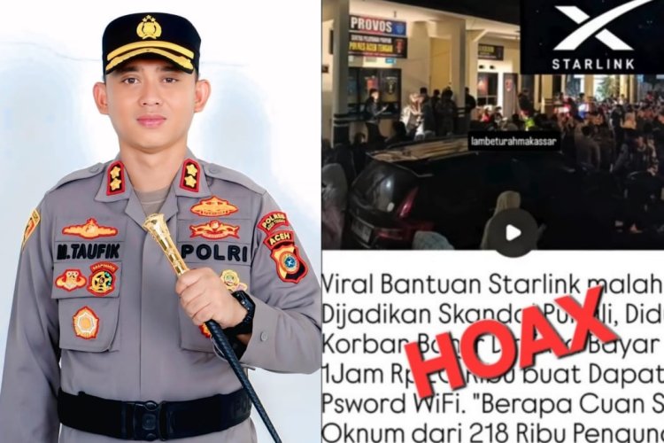 AKBP Muhammad Taufiq Tepis Isu Pungutan WiFi Starlink di Polres Aceh Tengah