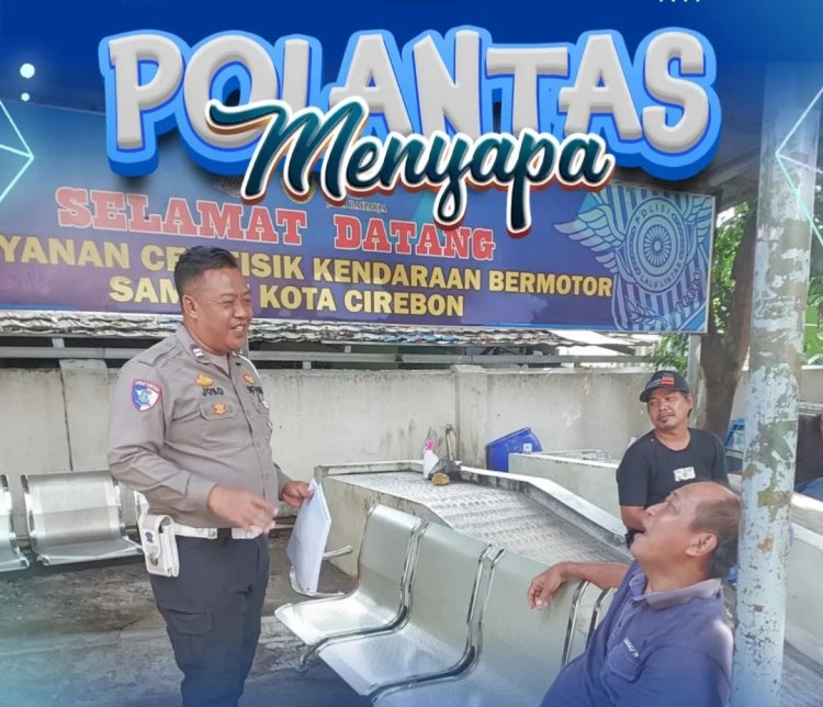 Dukung Program "Polantas Menyapa" Samsat Cirebon Kota Berikan Layanan Humanis dan Edukasi Ke Masyarakat
