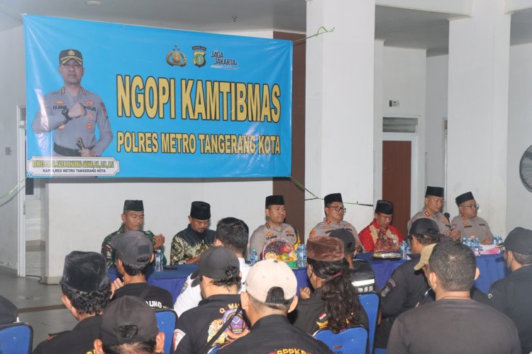 Polres Metro Tangerang Kota Gelar Ngopi Kamtibmas, Implementasi Program "Jaga Jakarta +" di Rusun Cipta Griya