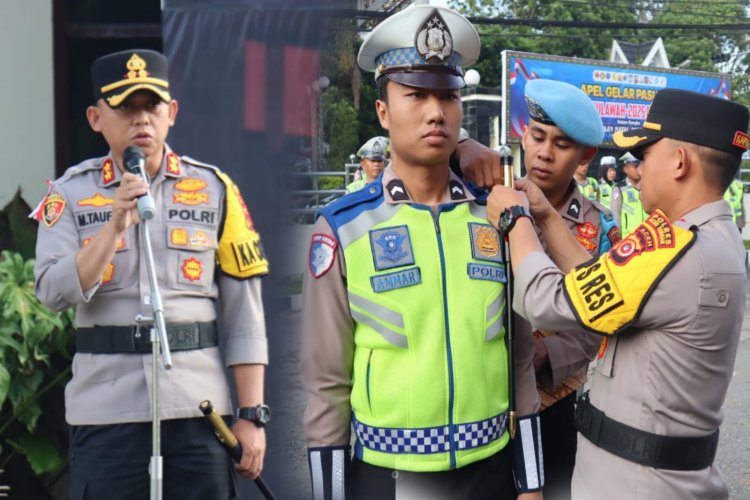 Kapolres Aceh Tengah Pimpin Apel Gelar Pasukan Operasi Lilin Seulawah 2025 Pengamanan Nataru