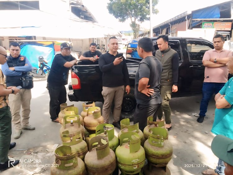Gerak Cepat Satreskrim Aceh Tengah Bubarkan Penjual Gas Subsidi di Atas HET