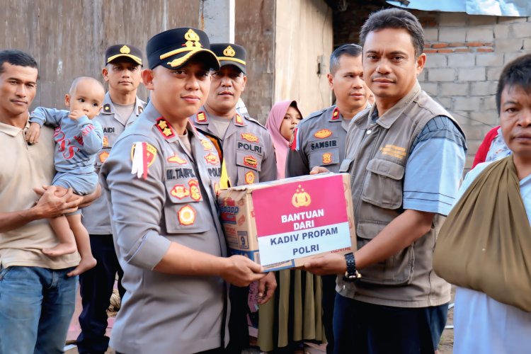 Peduli Korban Bencana, Polres Aceh Tengah dan Aliansi Mahasiswa Salurkan Bantuan di Tiga Titik
