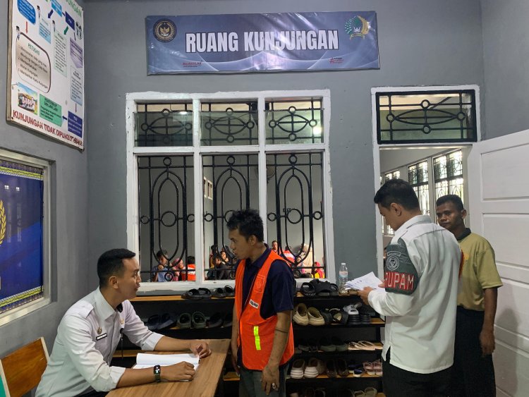 Lapas Way Kanan Pastikan Layanan Kunjungan Keluarga Berjalan Sesuai SOP.