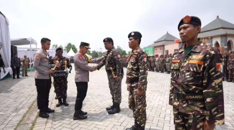 Kapolri Pimpin Apel Kebangsaan, Lepas Ribuan Kader Banser Amankan Nataru