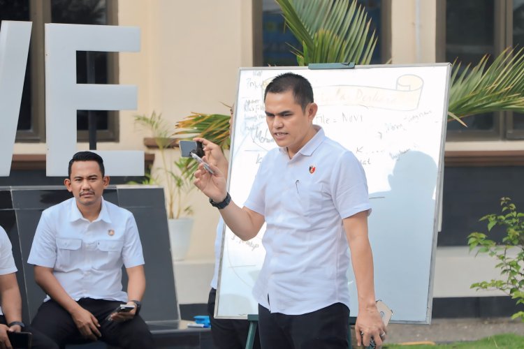 Tingkatkan Kompetensi Penyidik, Sat Reskrim Polres Lhokseumawe Gelar Belajar Rutin