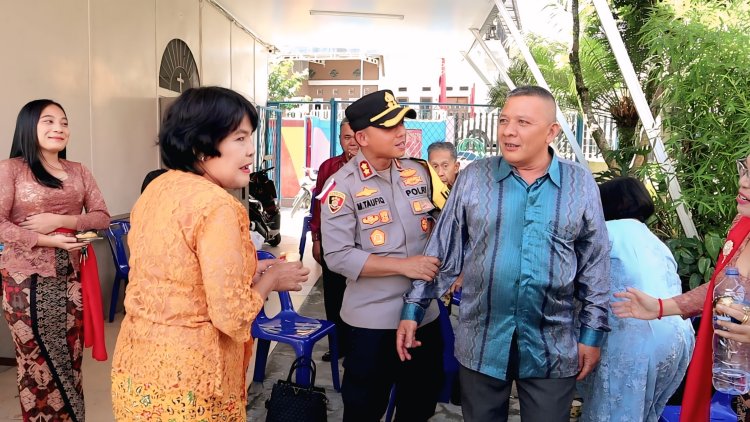 Kapolres Aceh Tengah Cek Pengamanan Perayaan Natal di Dua Gereja