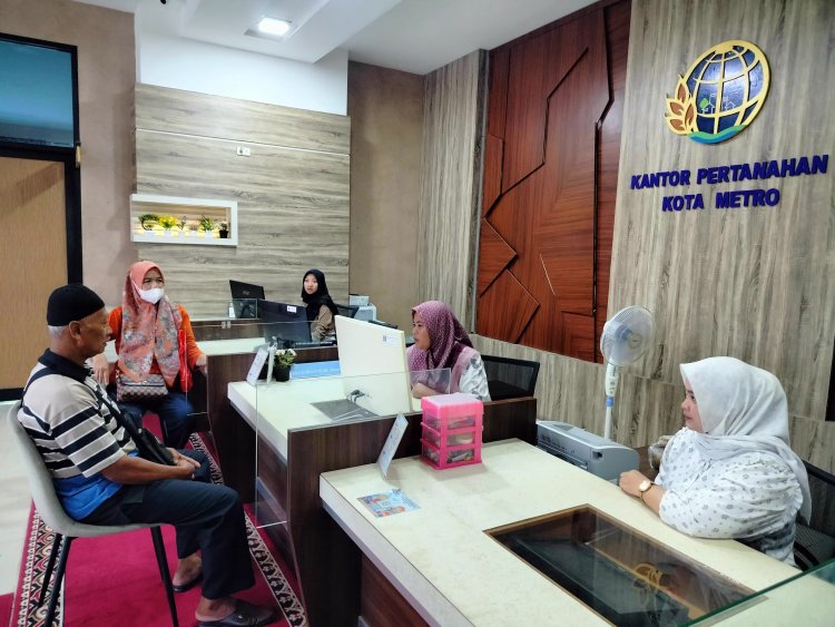 ‎BPN Kota Metro Tetap Buka Pelayanan Pertanahan di Hari Libur Nataru
