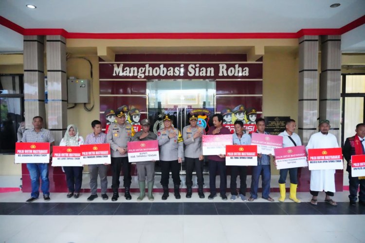 Wakapolri Tinjau Penanganan Pascabencana di Tapanuli Tengah, Fokus Pembukaan Akses dan Bantuan Dasar Warga