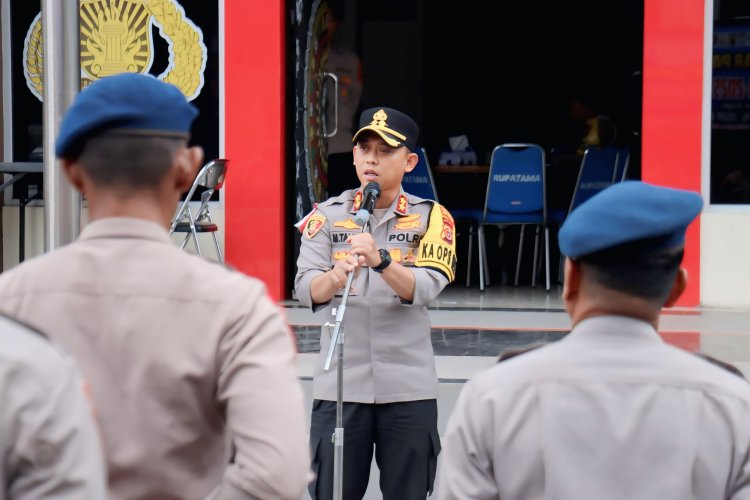 Perkuat Pemulihan Pascabencana, Kapolres Aceh Tengah Sambut 100 Personel BKO Brimob