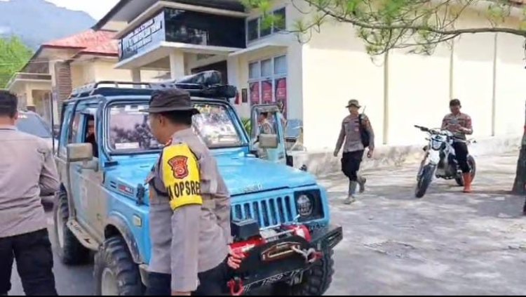 Polres Bener Meriah dan Brimob Pasang Tali Sling, Akses Warga Tiga Desa Kembali Terhubung