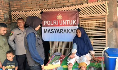 Peduli Kesehatan Masyarakat, Polres Pidie Periksa Kesehatan Warga Gampong Kambuk