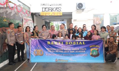 Polda Metro Jaya Gelar Perayaan Natal Berbagi Kasih dan Bakti Sosial Natal 2025, Wujud Kepedulian dan Semangat Jaga Jakarta