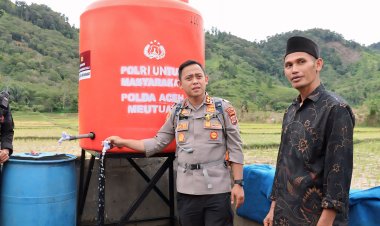 Polri Hadir untuk Masyarakat, Kapolres Aceh Tengah Resmikan Sumur Bor Bantuan Kapolda Aceh di Bintang