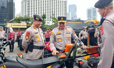 ‎Wakapolda Metro Jaya Pimpin Apel Ditsamapta Berikan Apresiasi dalam Menjaga Kondusifitas Jakarta