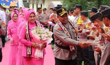 Penyambutan Kapolres Way Kanan, AKBP Didik Kurnianto Tekanan Sinergitas dan Pelayanan Masyarakat