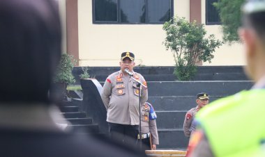 Apel Perdana, Kapolres Way Kanan Ingatkan Personel Hindari Gaya Hidup Hedon dan Tekankan Keteladanan di Tengah Masyarakat