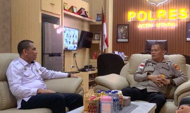 Perkuat Sinergitas, Kalapas Lhoksukon Sambangi Polres Aceh Utara dan Cek Kondisi Senjata Api