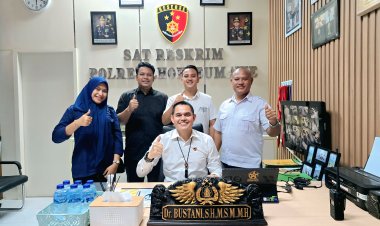 Dikenal Ramah dan Profesional, AKP Dr. Bustani Terima Kunjungan Wartawan di Polres Lhokseumawe