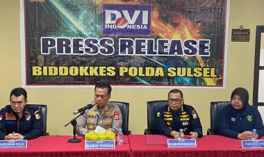 Tim DVI Polri Lakukan Tahap Awal Identifikasi 10 Korban Kecelakaan Pesawat ATR 42-500