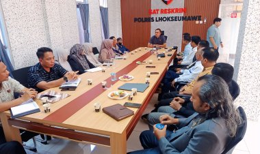 Kasat Reskrim Polres Lhokseumawe Gelar Forum Komunikasi Bersama Advokat Bahas Proses Penyidikan