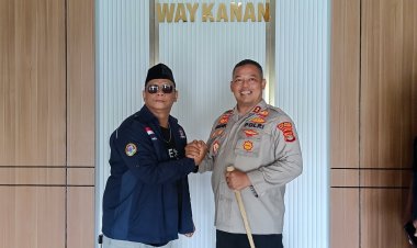 Dpc AWPI Waykanan audiensi dengan Kapolres 