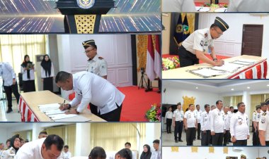 Perkuat Komitmen Kinerja, Ka. LPKA Banda Aceh Teken Perjanjian Kinerja Tahun 2026 di Hadapan Kakanwil Ditjenpas Aceh
