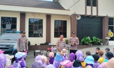 Polisi Sahabat Anak, Polres Aceh Tengah Sambut Kunjungan Edukatif TK IT Al-Manar Takengon